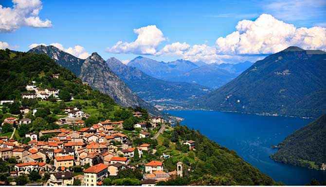 Lake Lugano and Ticino
